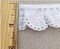 1-1/8" Ruffled Gathered Embroidery Eyelet Trimming - 8 Continuous Yards! (White)
